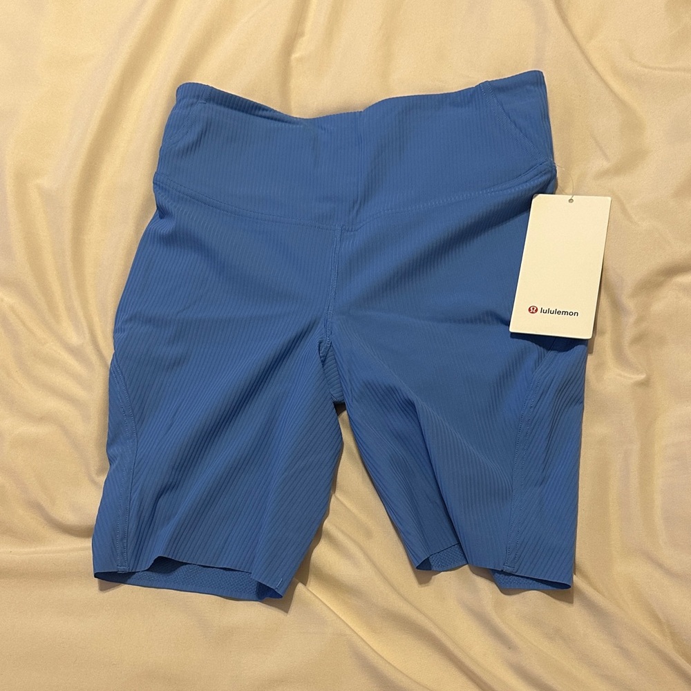 lululemon athletica Vibrant Blue Bike Shorts